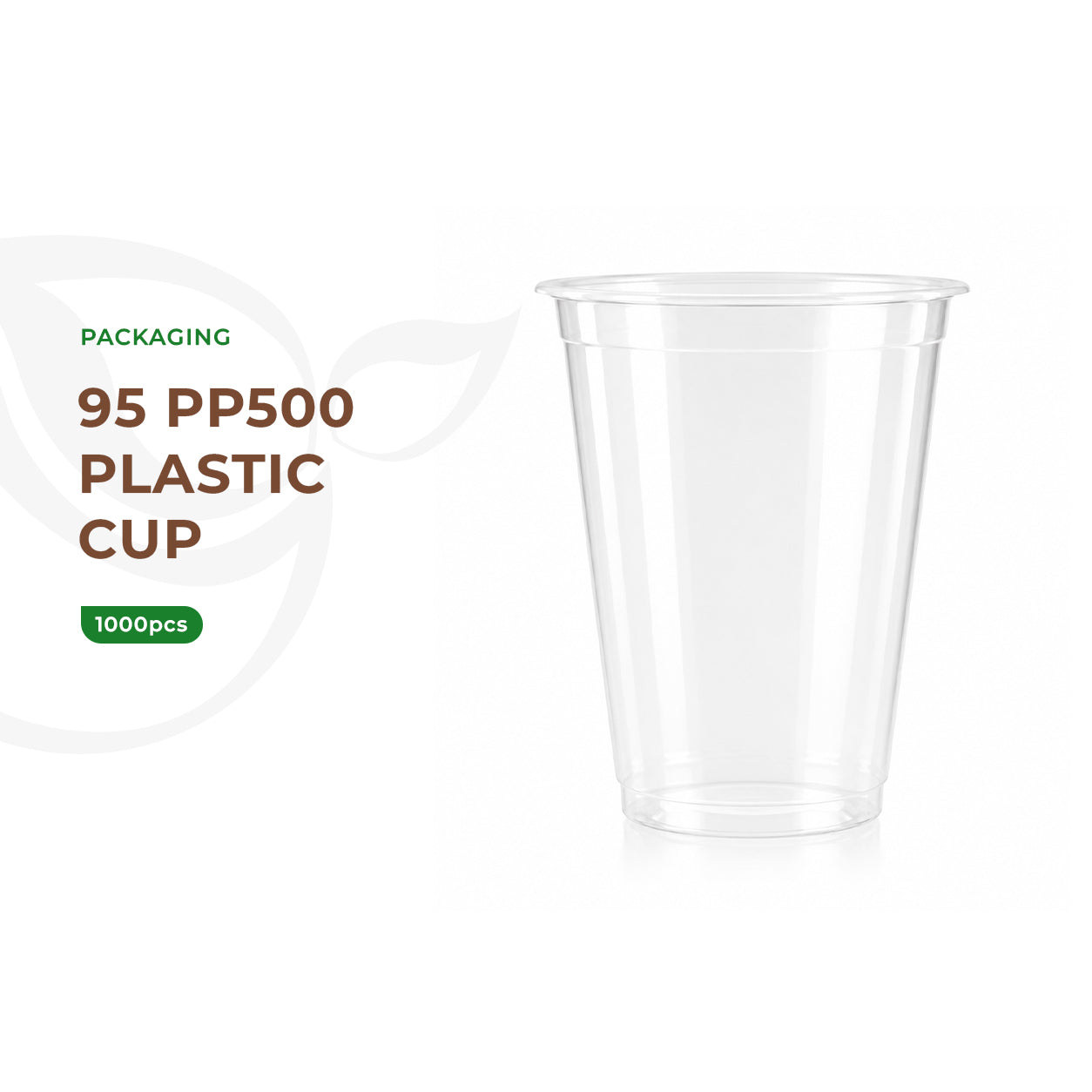 95 - PP500 Plastic Cup 50pcs x 20