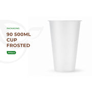 90 - 500ml (500pcs) Cup Frosted