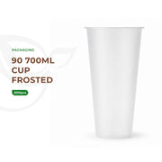 90 - 700ml (500pcs) Cup Frosted