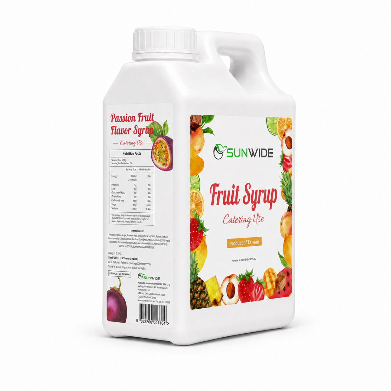 Passion Fruit Syrup 2.5kg