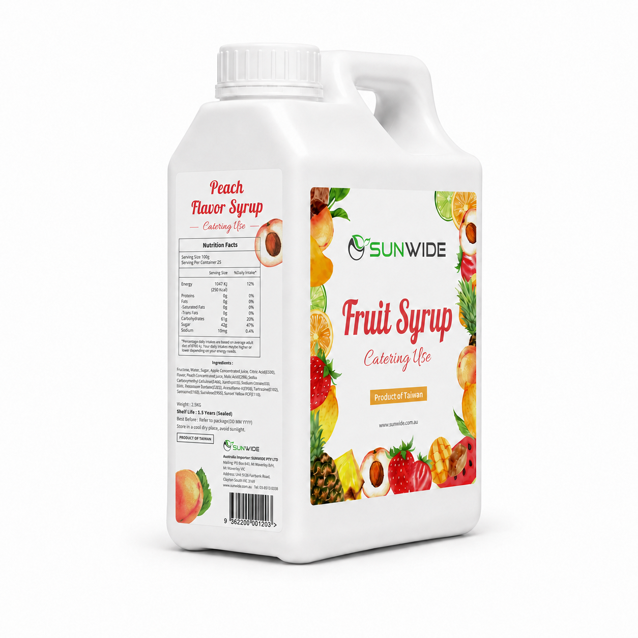 Peach Syrup 2.5kg
