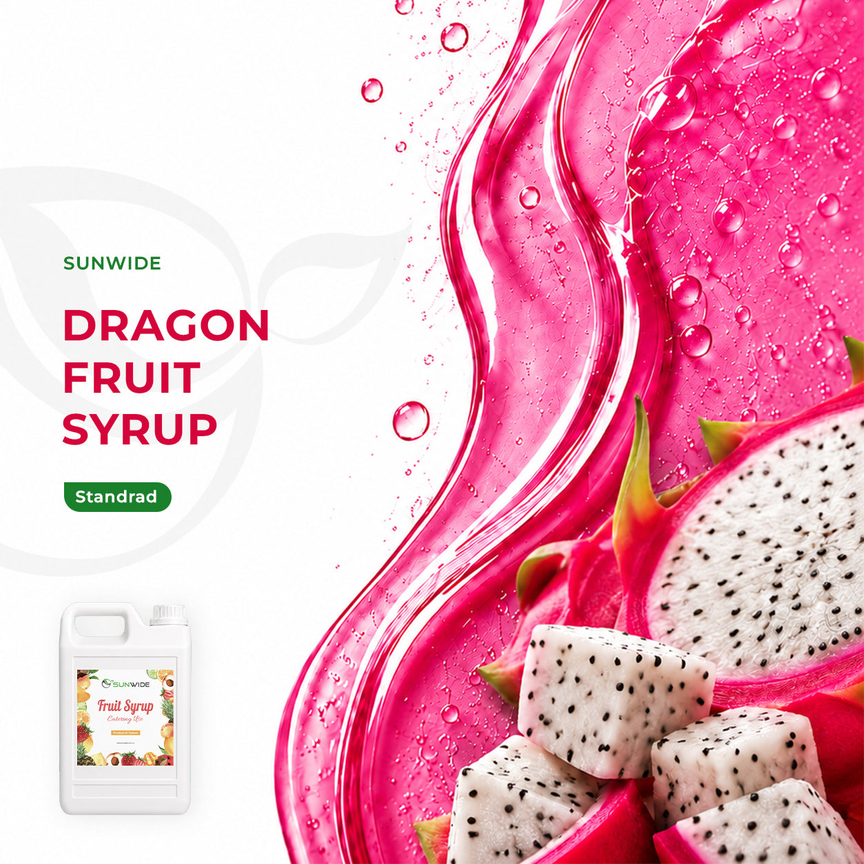 Dragon Fruit Syrup 2.5kg  (6 Btls/1 Carton)