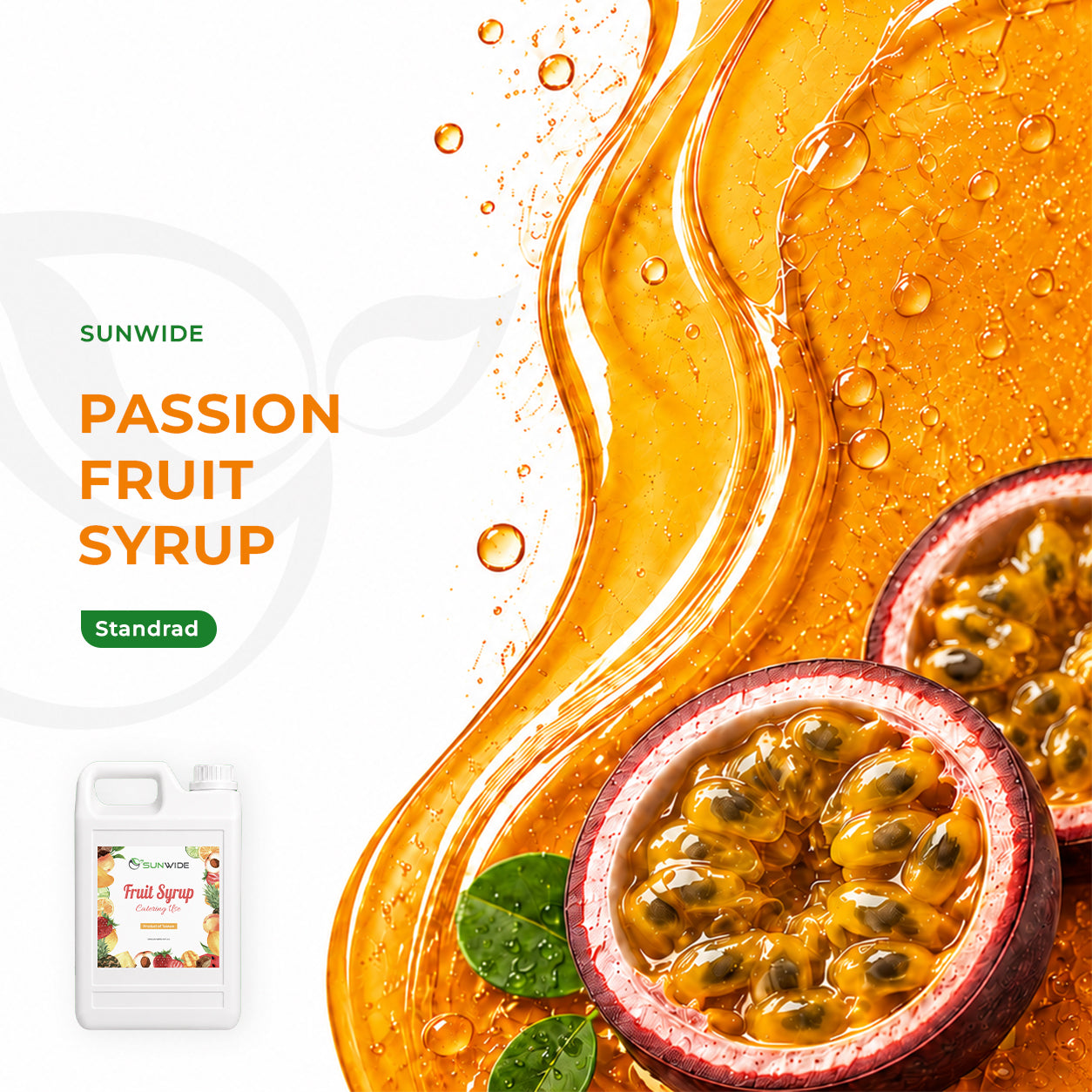 Passion Fruit Syrup 2.5kg