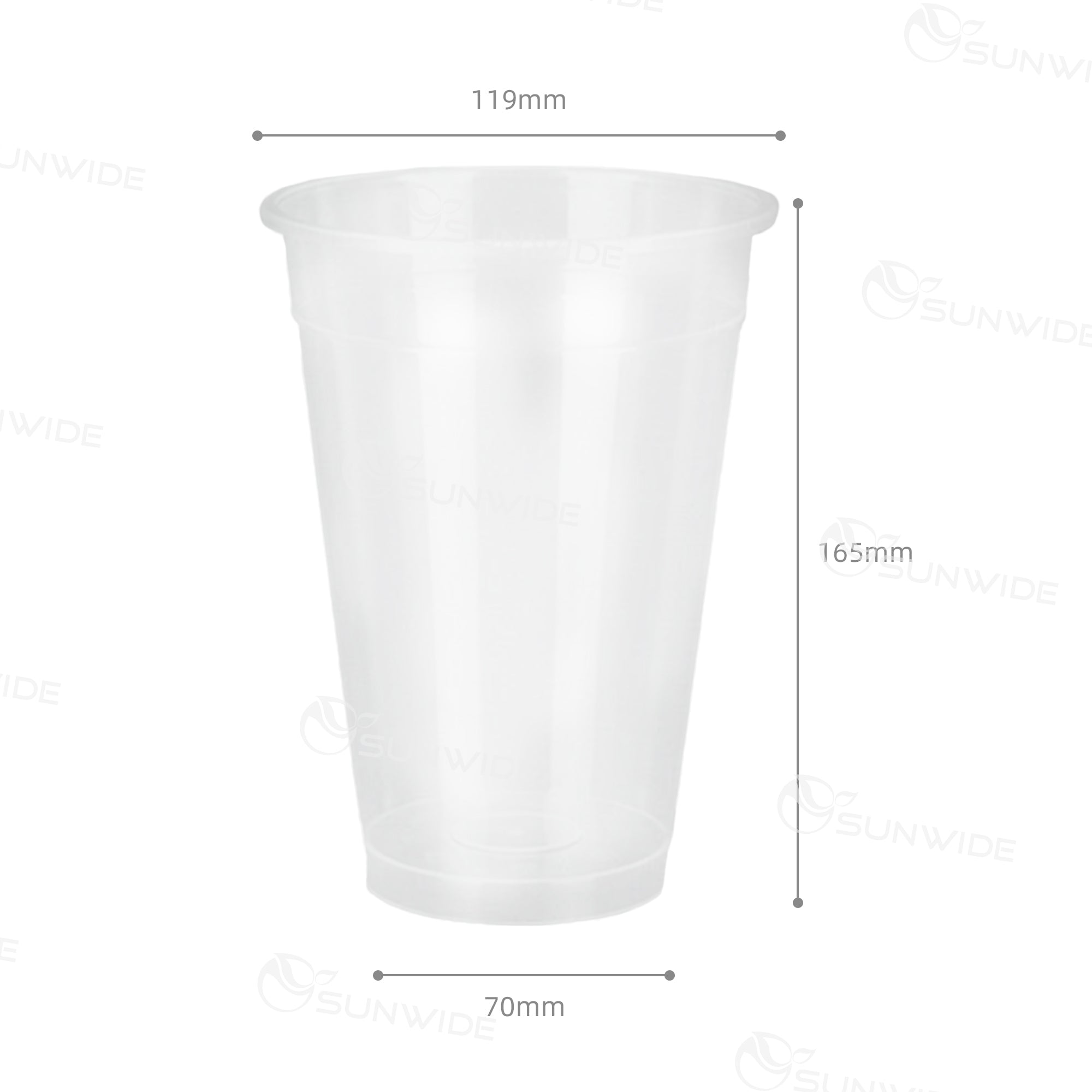 119 - 960ml (500pcs) Cup Frosted