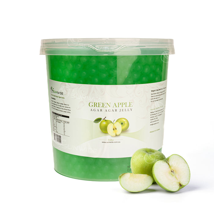 Agar Agar Balls - Green Apple 3.2kg