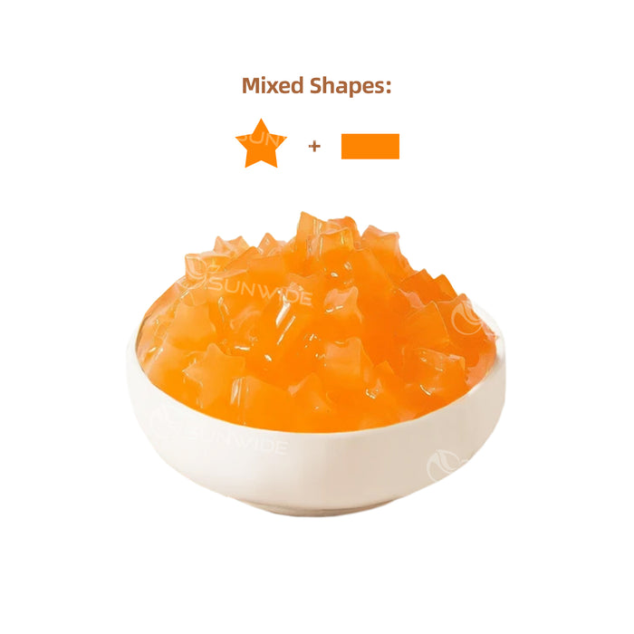 STAR SHAPE Coconut Jelly - Mango 3.85kg (4Tubs/1 Carton)