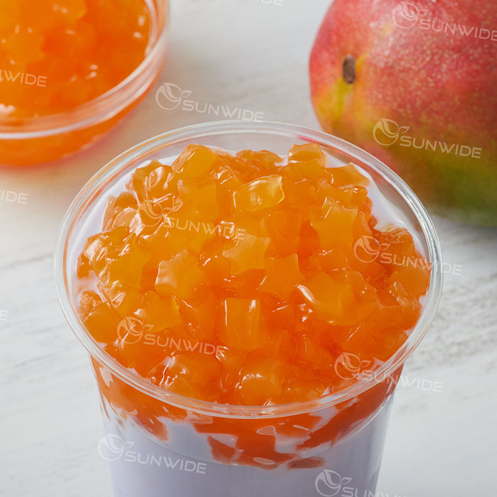 STAR SHAPE Coconut Jelly - Mango 3.85kg (4Tubs/1 Carton)
