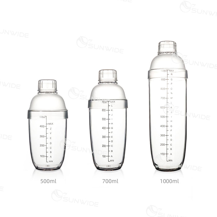 Transparent PC Shaker 500ml