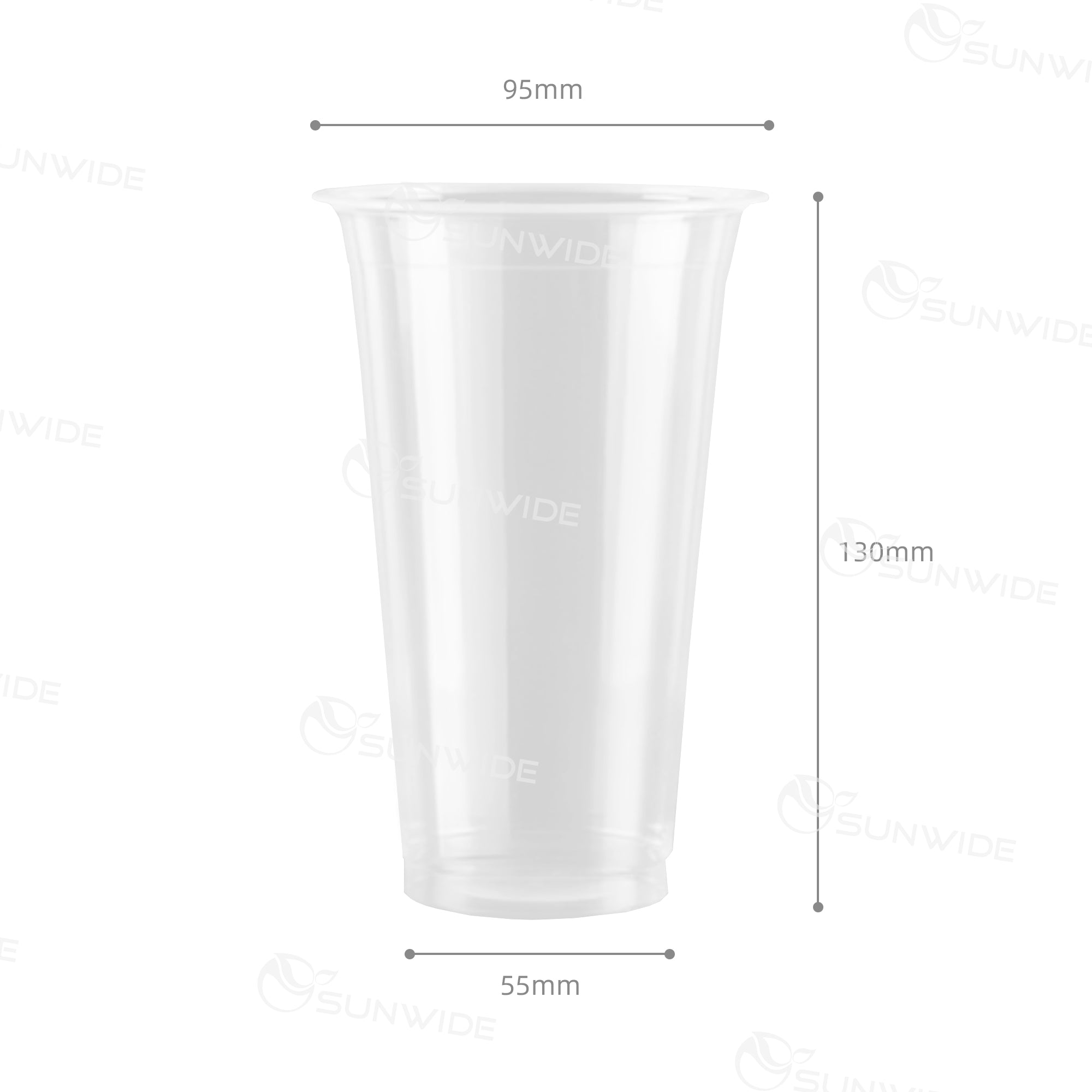 95 - PP500 Plastic Cup 50pcs x 20