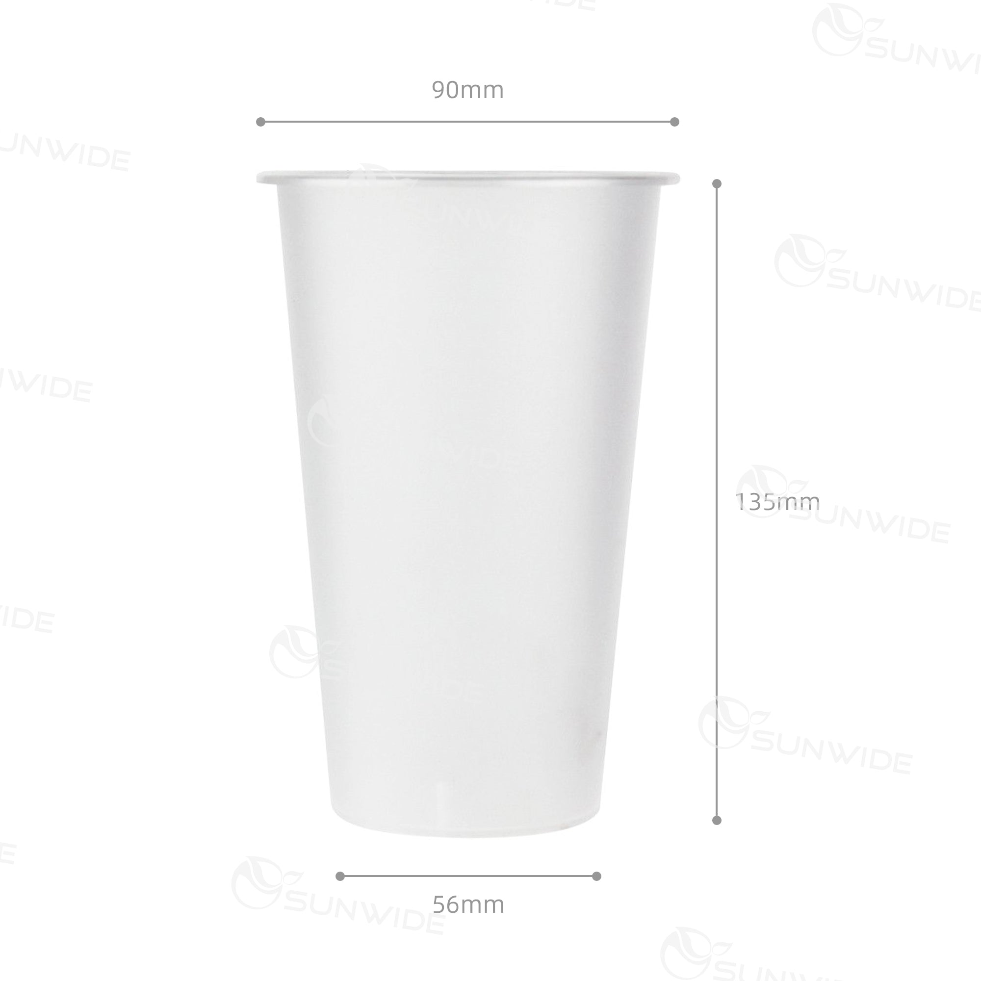 90 - 500ml (500pcs) Cup Frosted