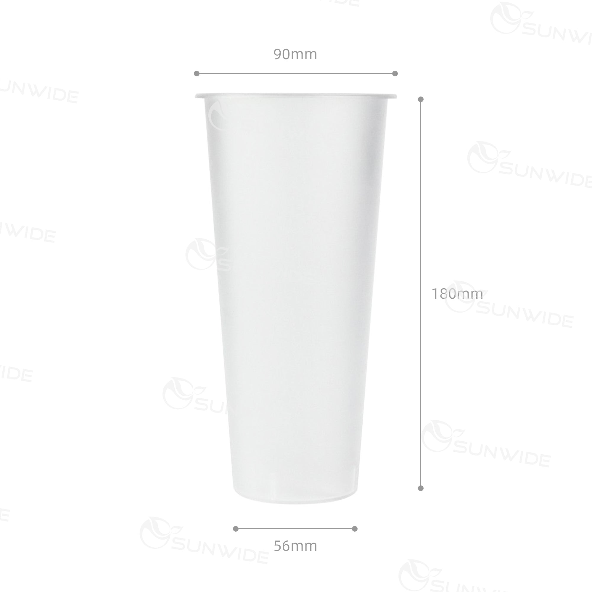 90 - 700ml (500pcs) Cup Frosted