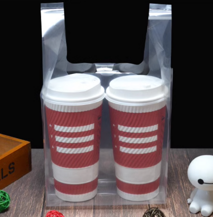 Two Cups - Takeaway Carry Bag - 40per roll, (9 rolls per bag)